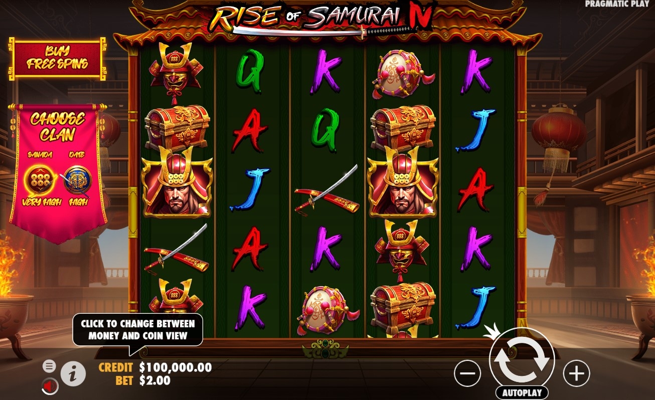 Rise of Samurai IV Slot Gameplay