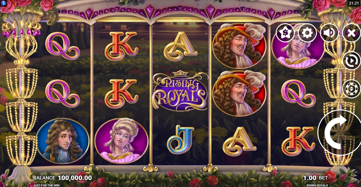 Rising Royals Slot Gameplay