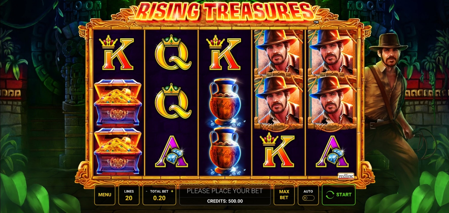 Rising Treasures Slot Gameplay