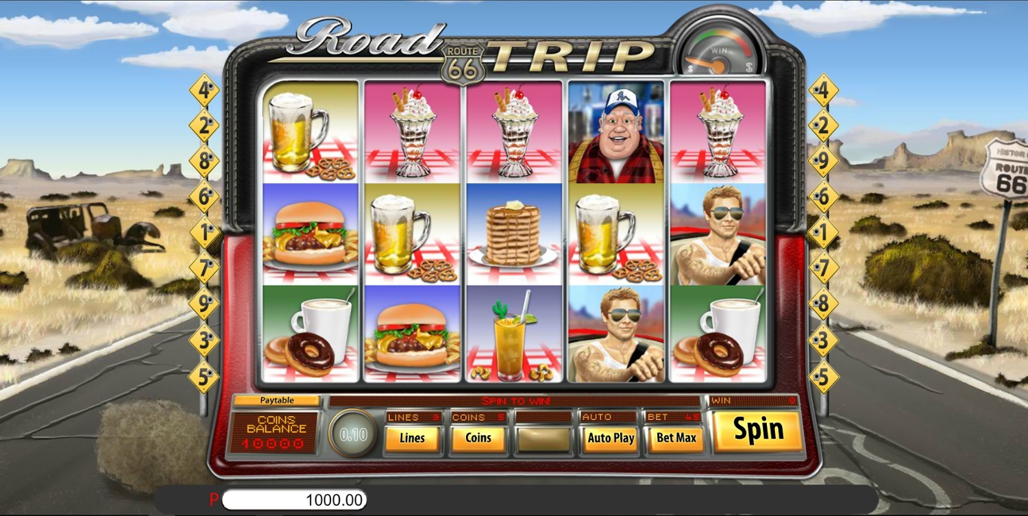 Road Trip Slot Gameplay