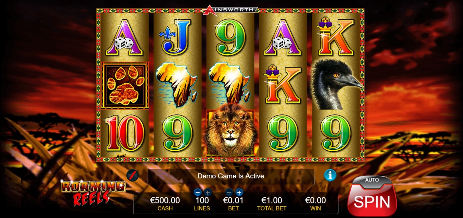 Roaming Reels Slot Gameplay