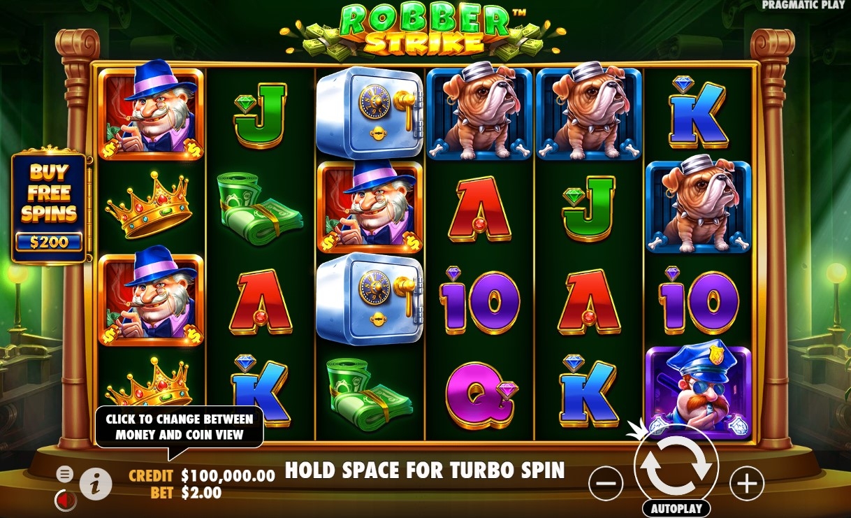 Robber Strike Slot Gameplay