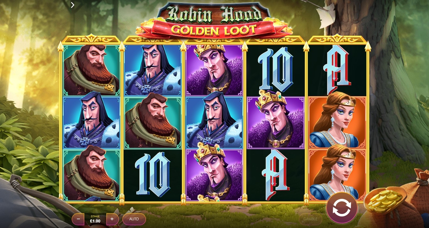 Robin Hood Golden Loot Slot Gameplay