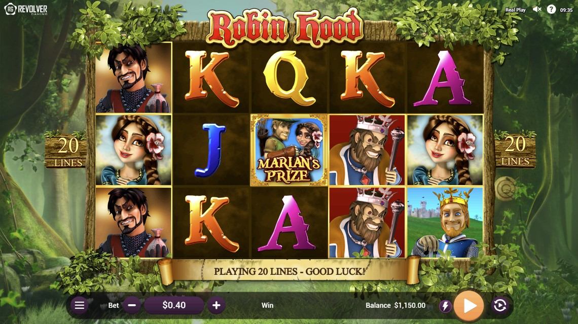 Robin Hood and his Merry Wins Slot Gameplay