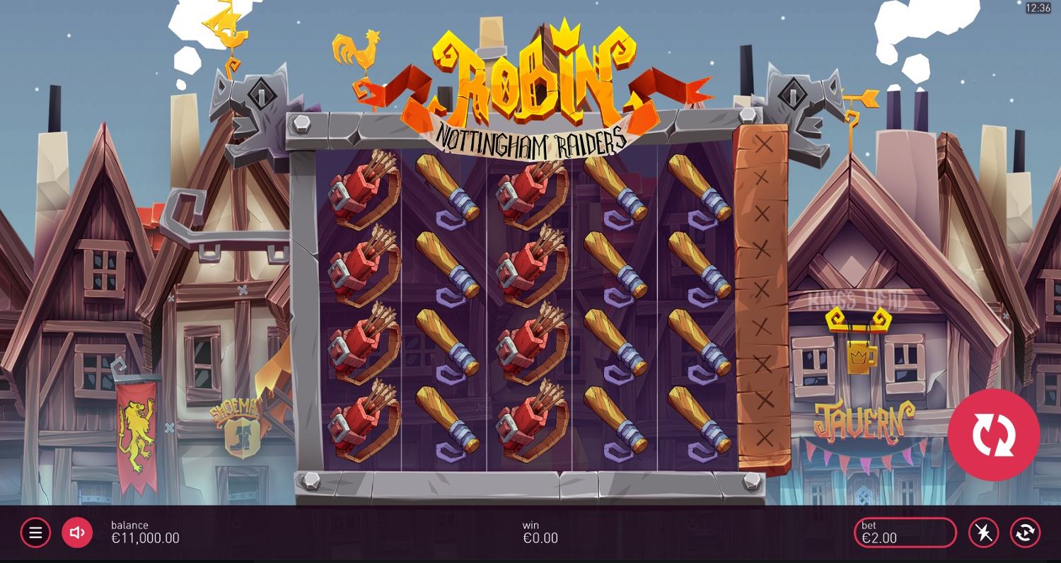Robin Nottingham Raiders Slot Gameplay