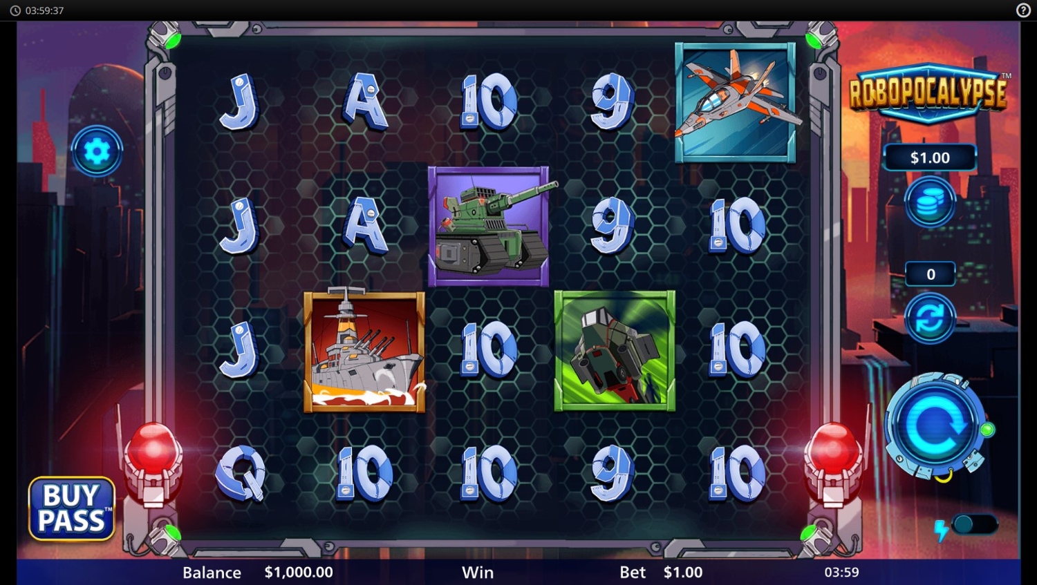 Robopocalypse Slot Gameplay