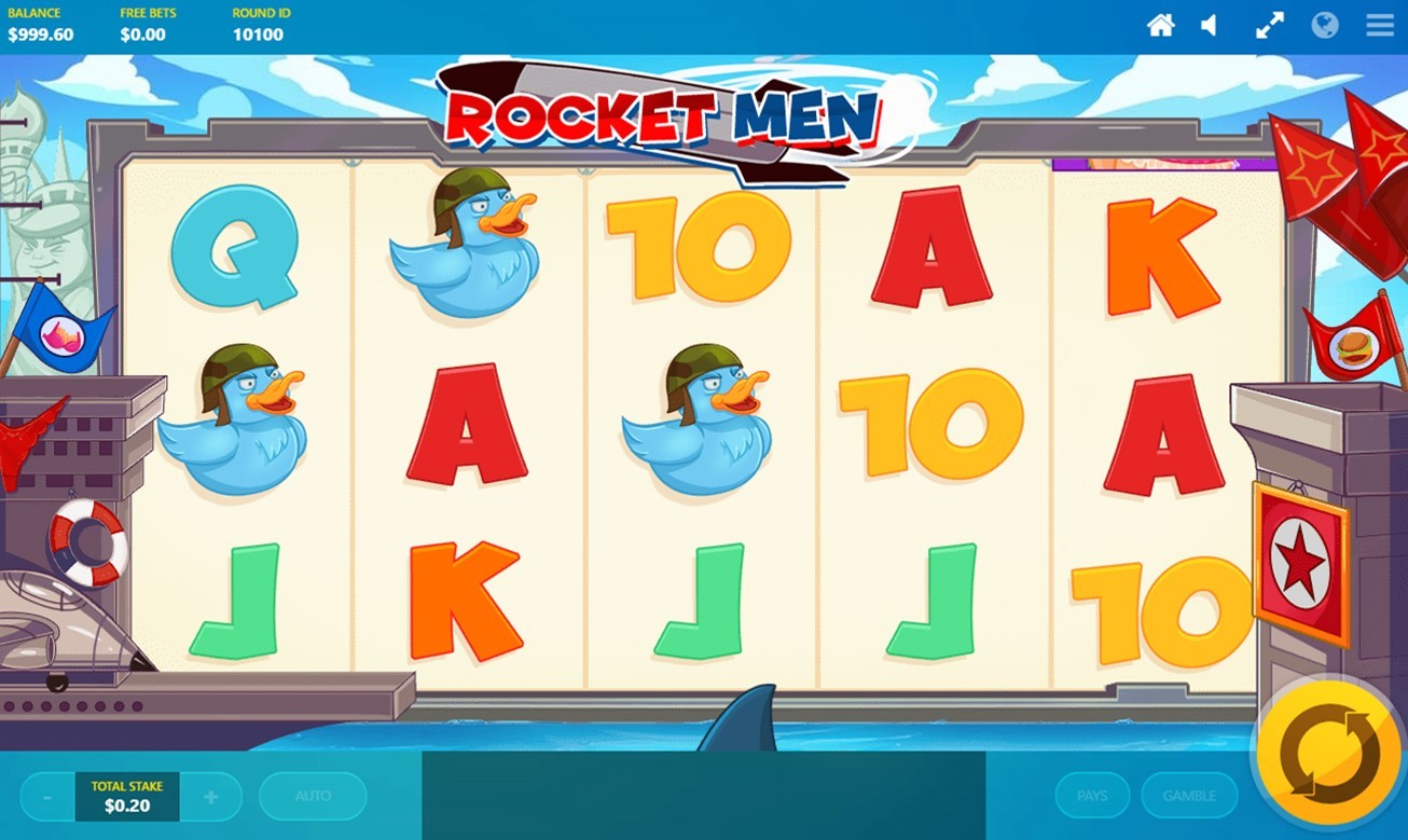 Rocket Men Slot Gameplay