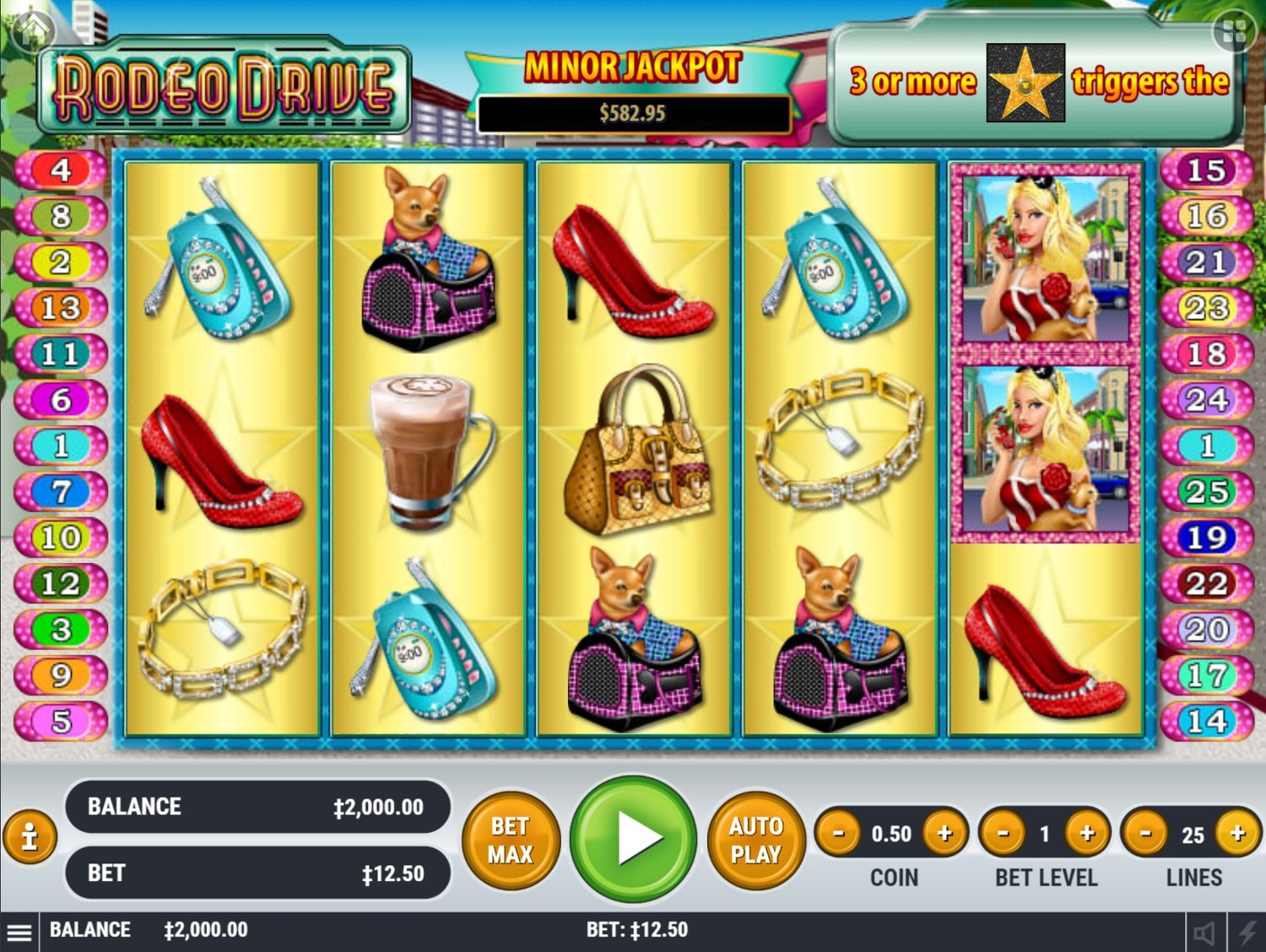 Rodeo Drive Slot Gameplay