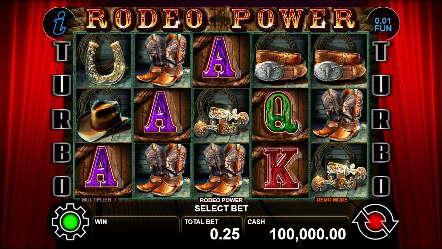 Rodeo Power Slot Gameplay