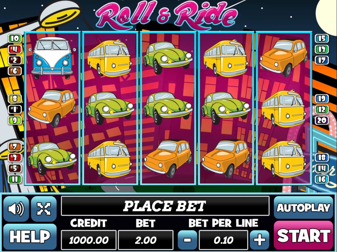 Roll & Ride Slot Gameplay