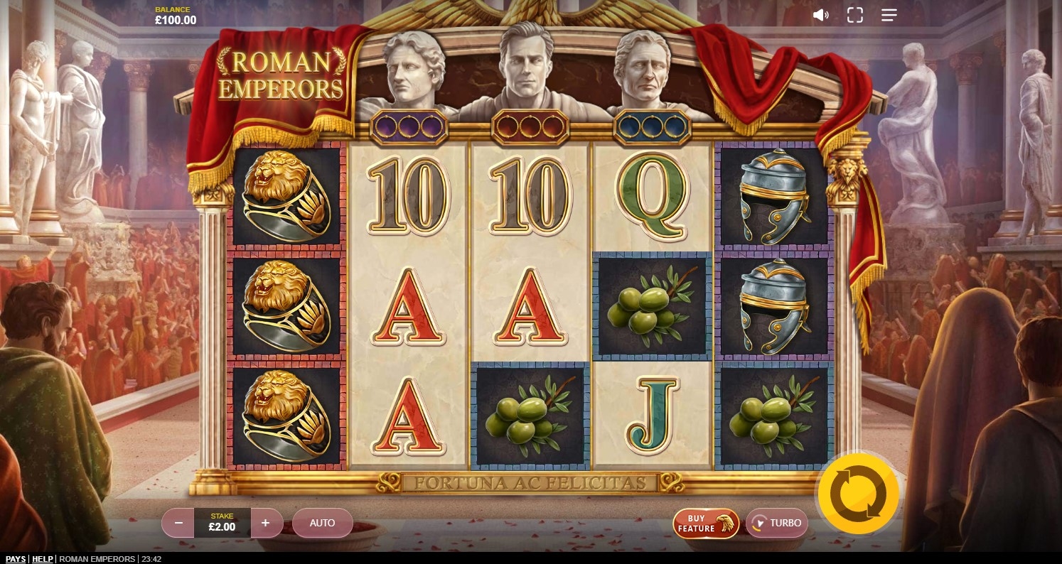 Roman Emperors Slot Gameplay
