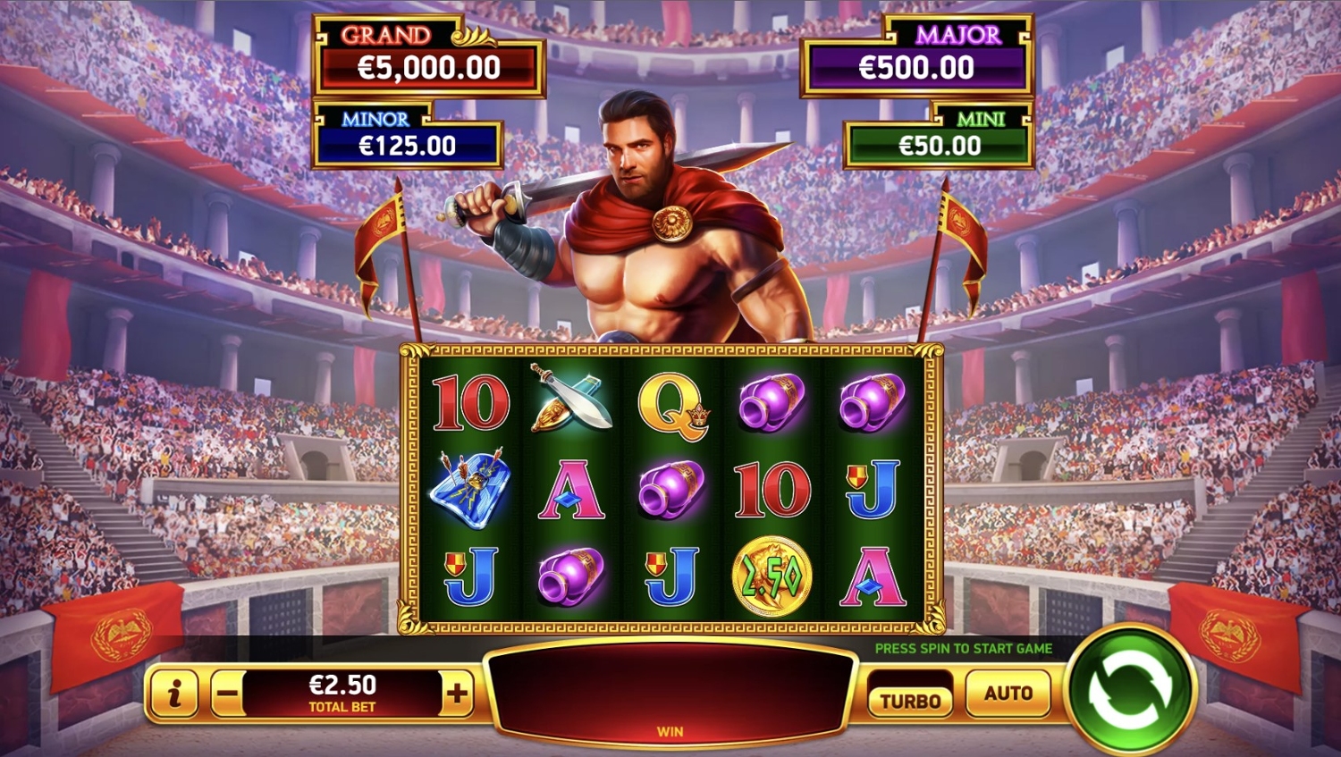 Roman Legend Slot Gameplay