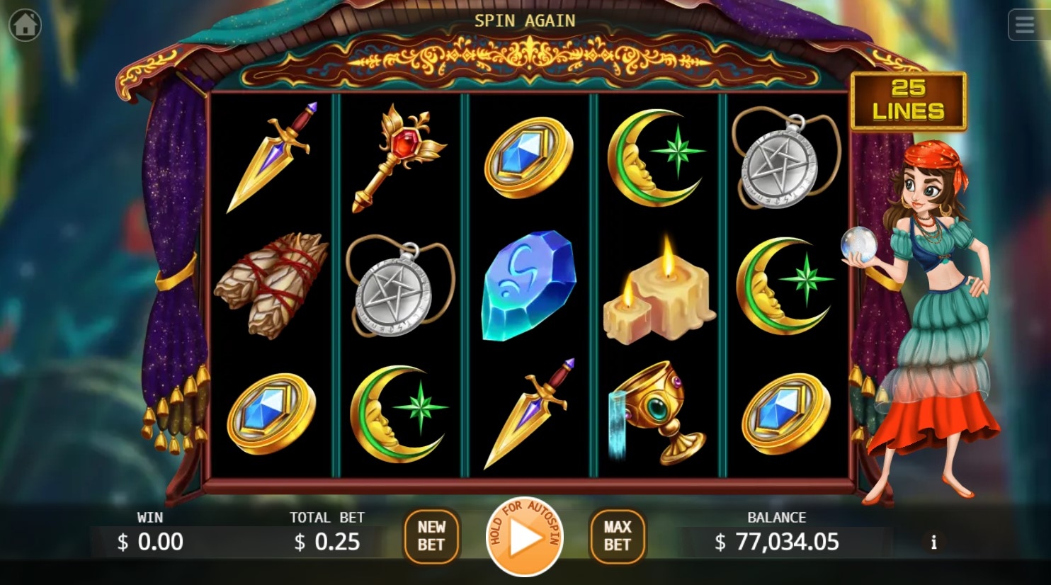 Romani Secret Slot Gameplay