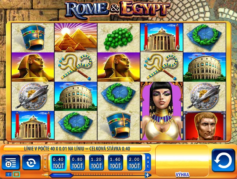 Rome and Egypt Slot Gameplay