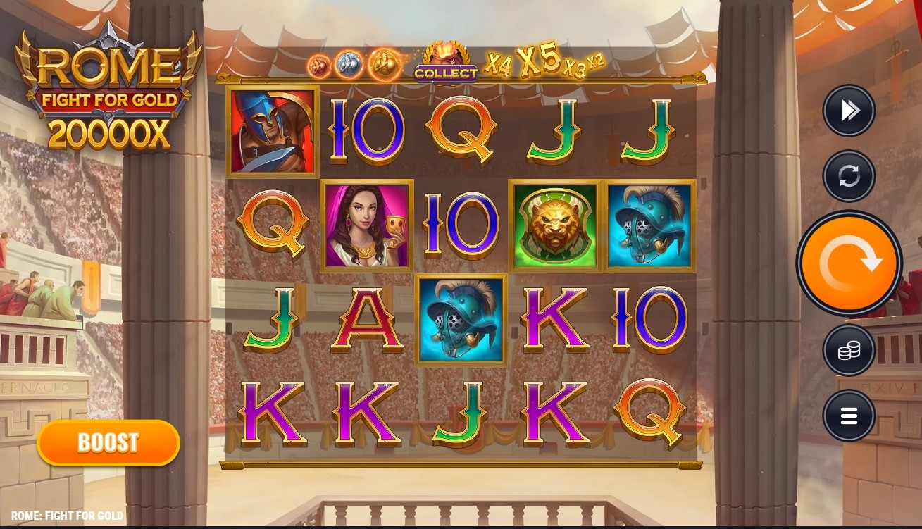 Rome: Fight For Gold Slot Gameplay