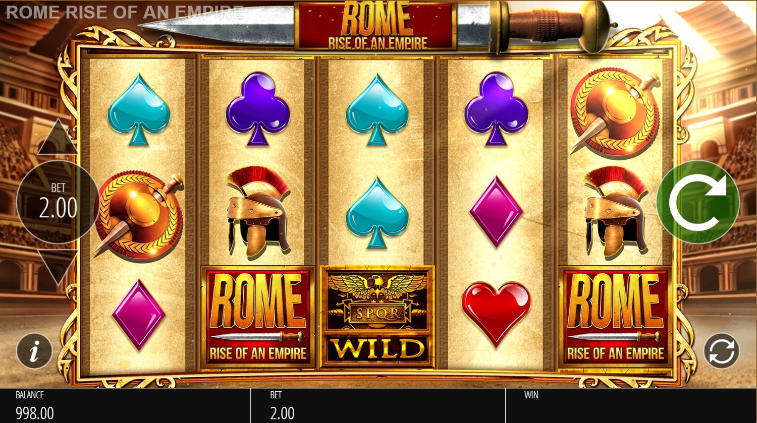 Rome Rise of the Empire Slot Gameplay