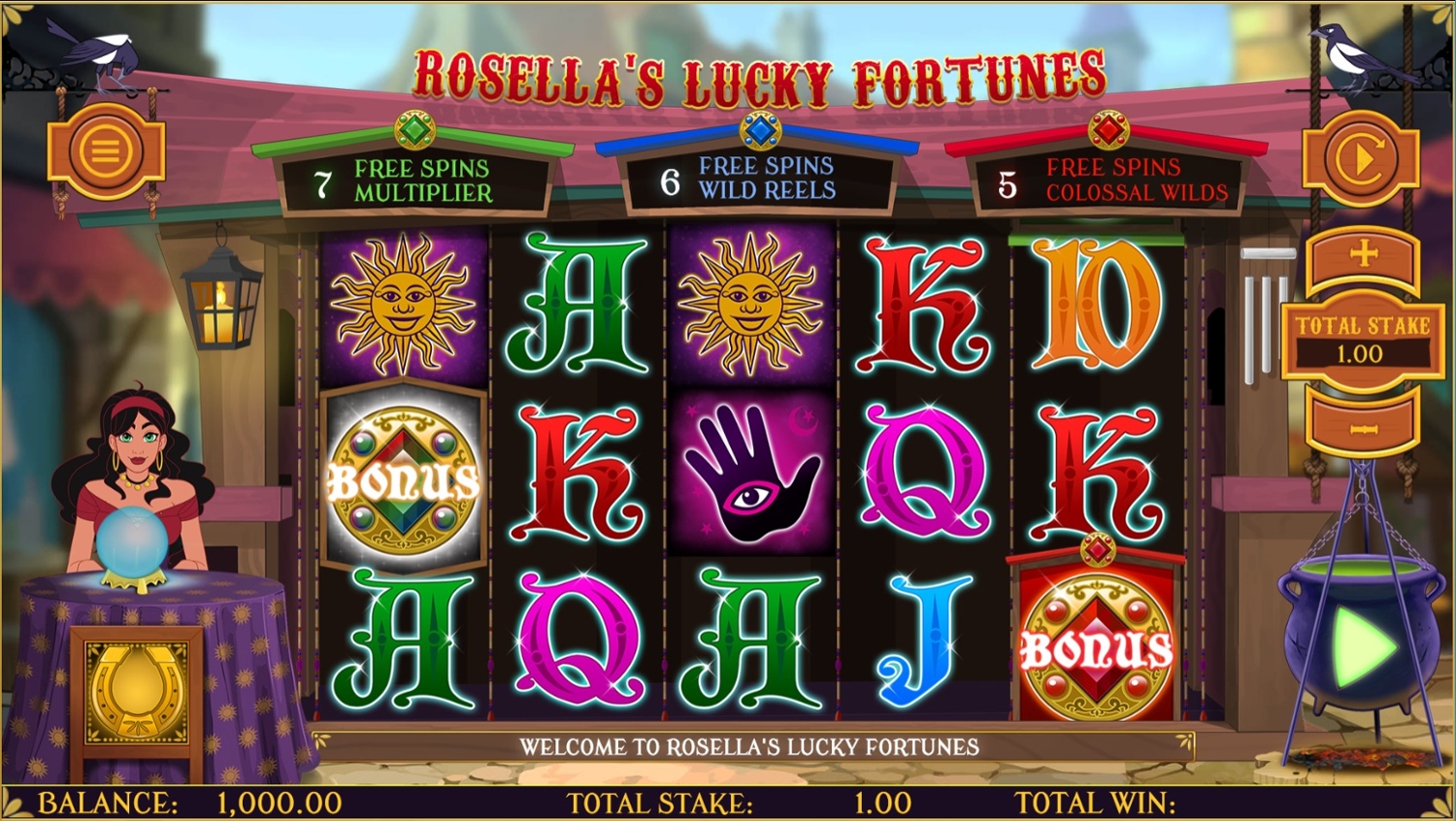 Rosella's Lucky Fortune Slot Gameplay