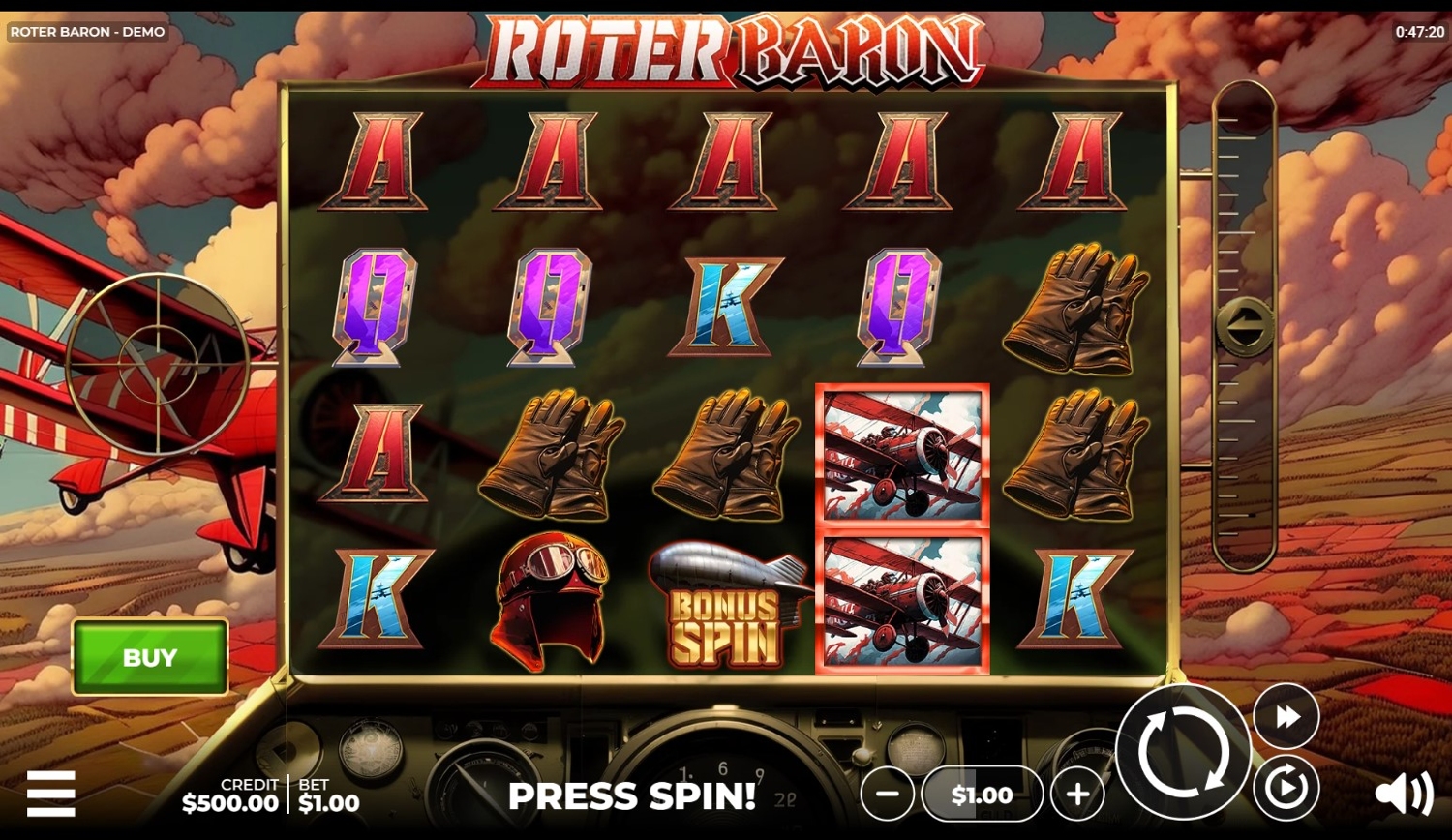 Roter Baron Slot Gameplay
