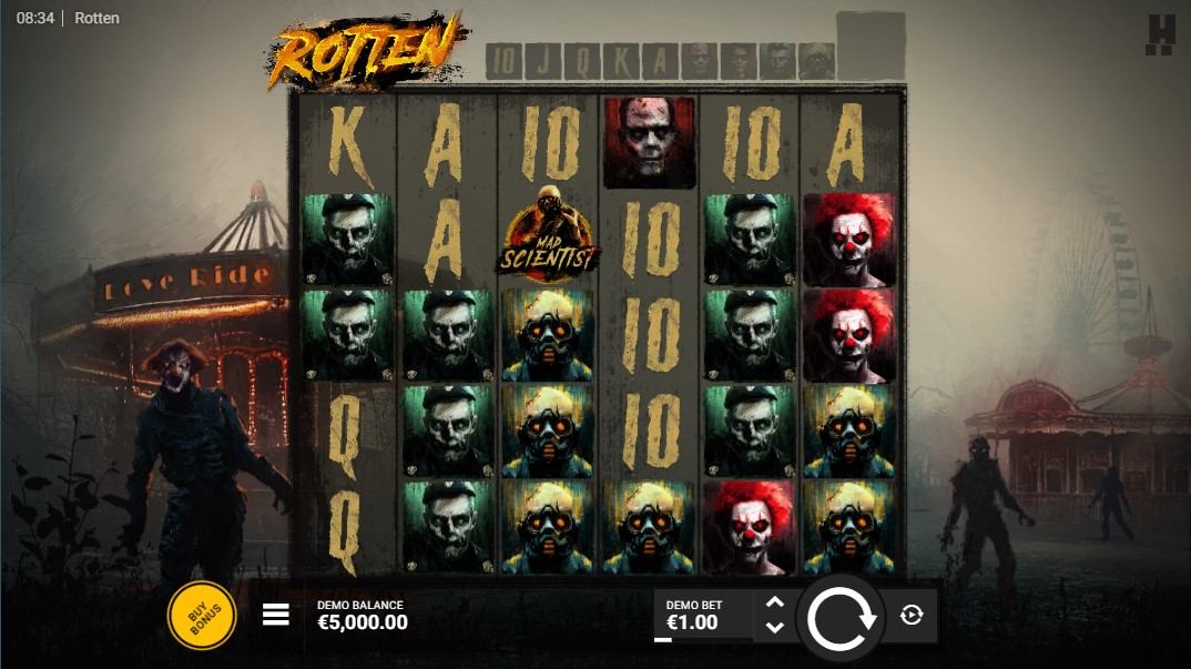 Rotten Slot Gameplay