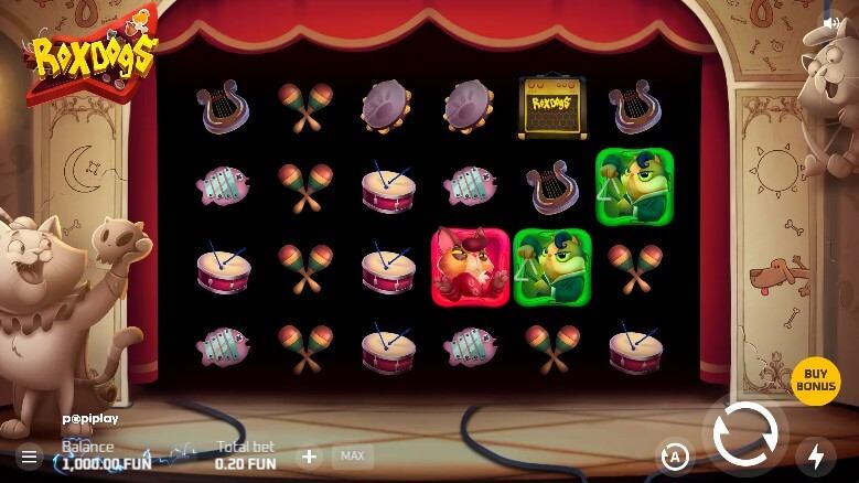 RoxDogs Slot Gameplay
