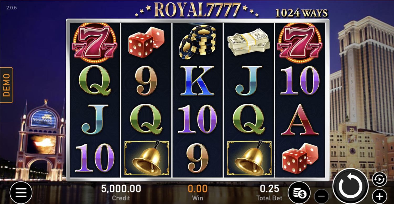 Royal 777 Slot Gameplay