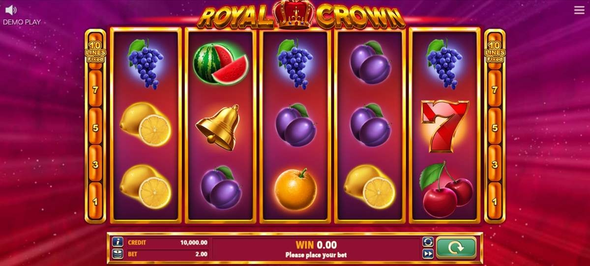 Royal Crown Slot Gameplay