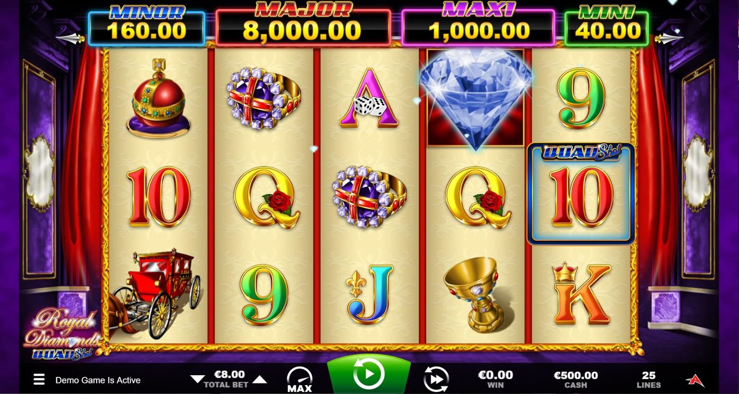 Royal Diamonds Slot Gameplay