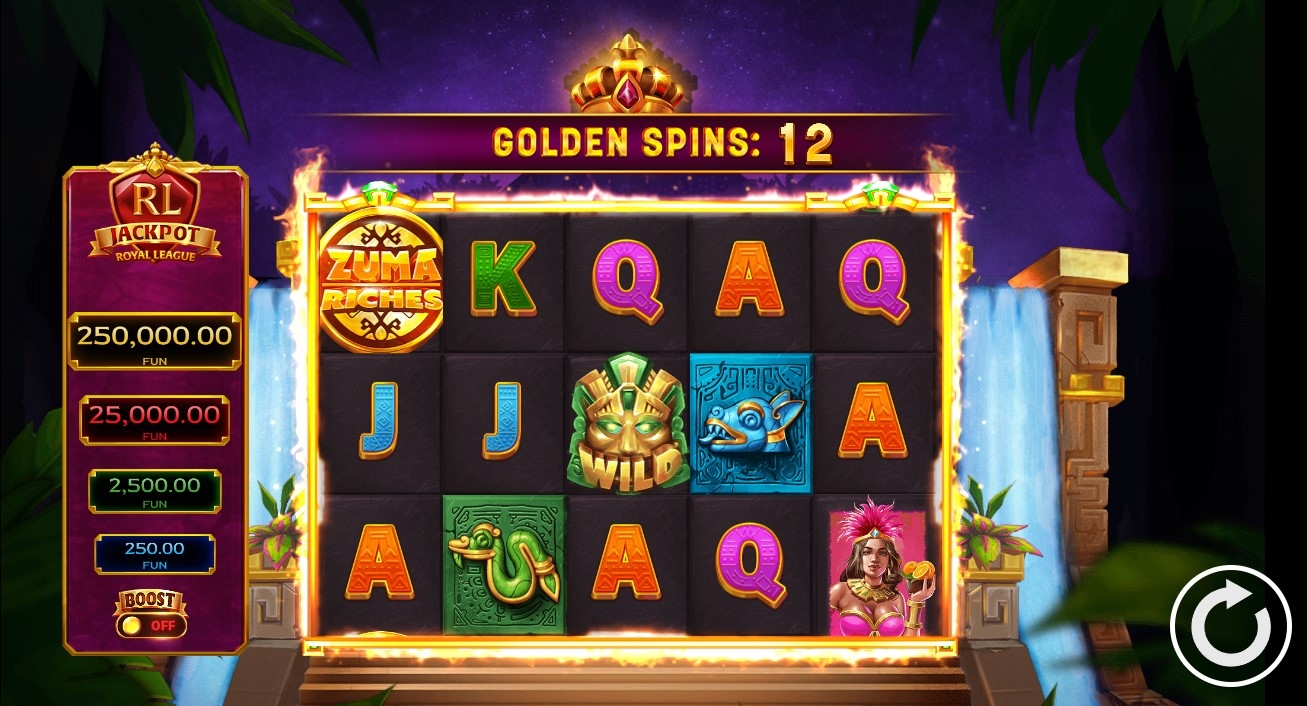 Royal League Zuma Riches Slot Gameplay