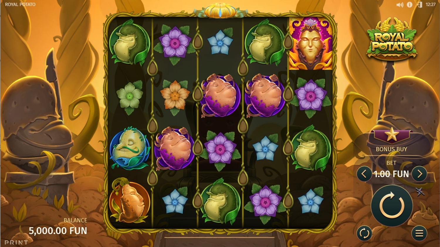 Royal Potato Slot Gameplay