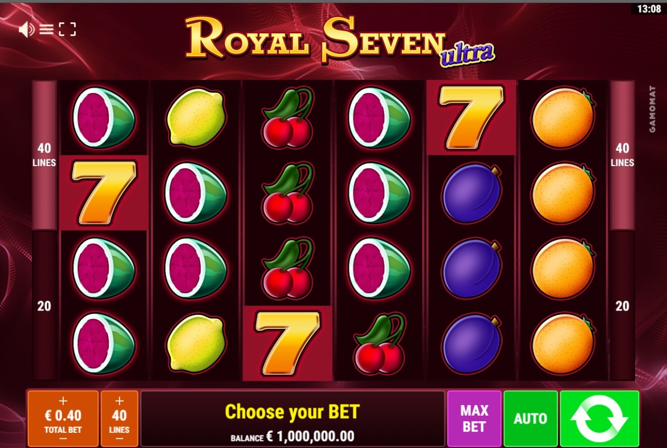 Royal Seven Ultra Slot Gameplay