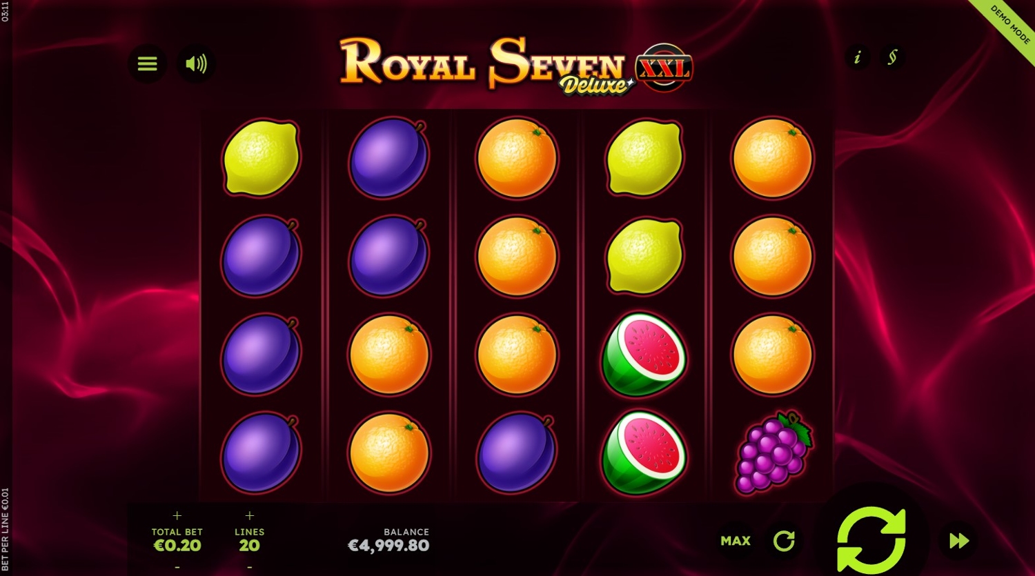 Royal Seven XXL Deluxe Slot Gameplay