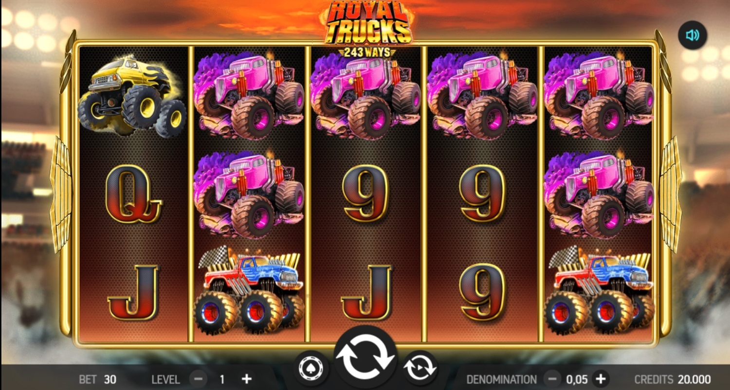 Royal Trucks: 243 Lines Slot Gameplay