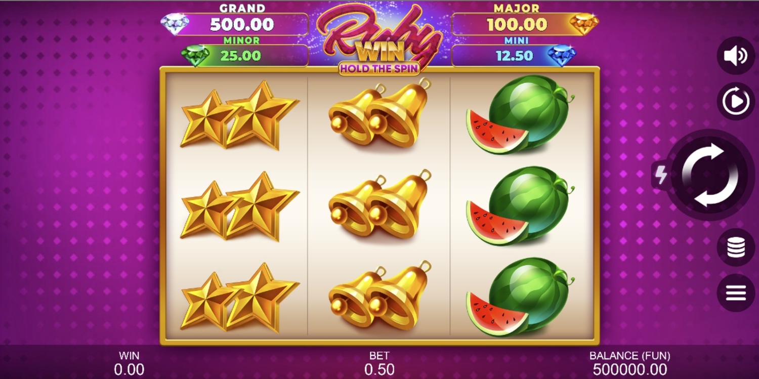 Ruby Win: Hold the Spin Slot Gameplay