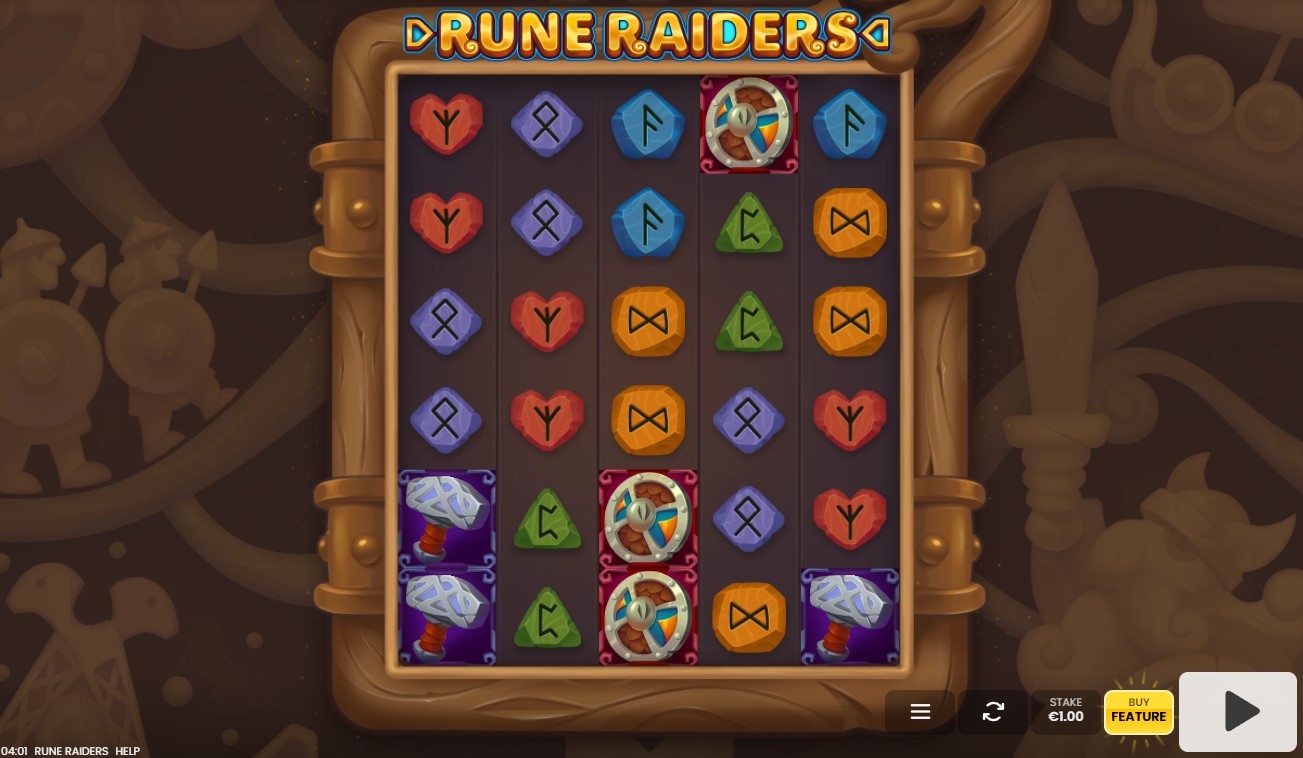 Rune Raiders Slot Gameplay