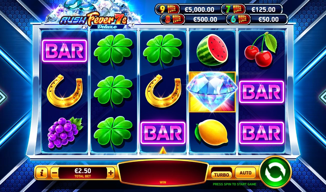 Rush Fever 7s Deluxe Slot Gameplay
