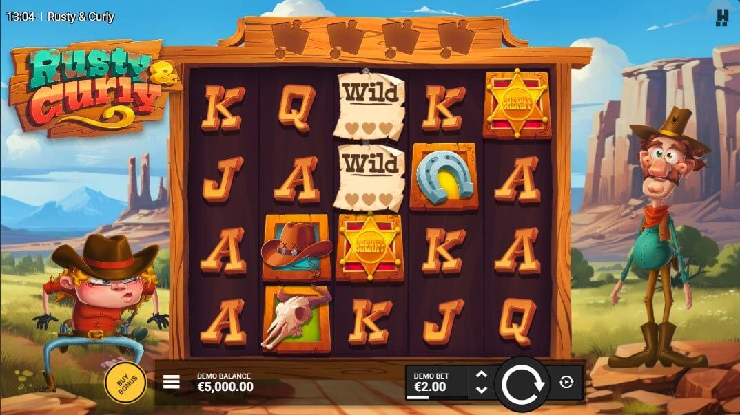 Rusty and Curly Slot Gameplay