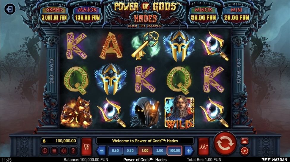 Power of Gods: Hades Slot Gameplay