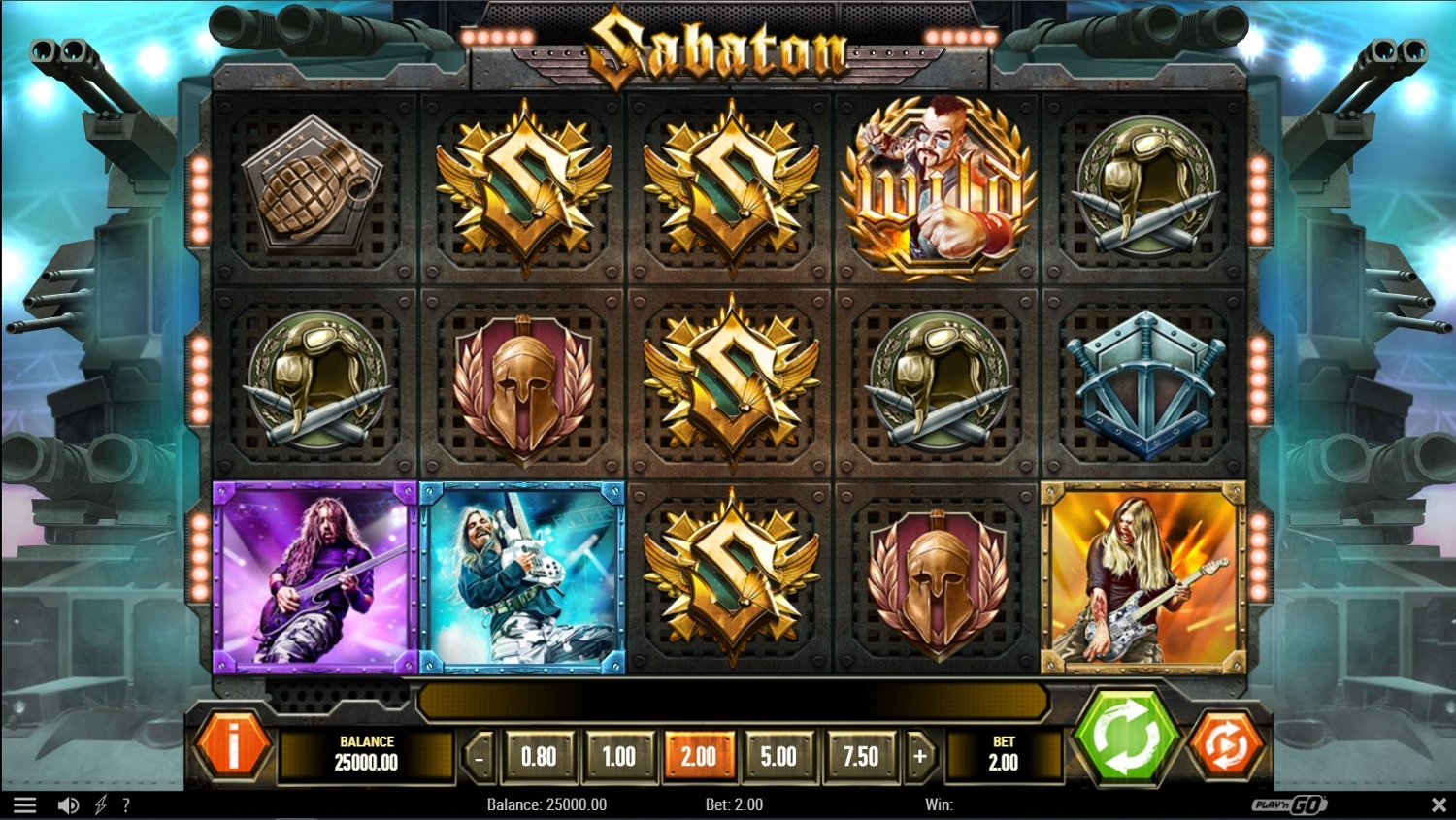Sabaton Slot Gameplay