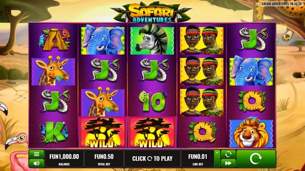 Safari Adventures Slot Gameplay