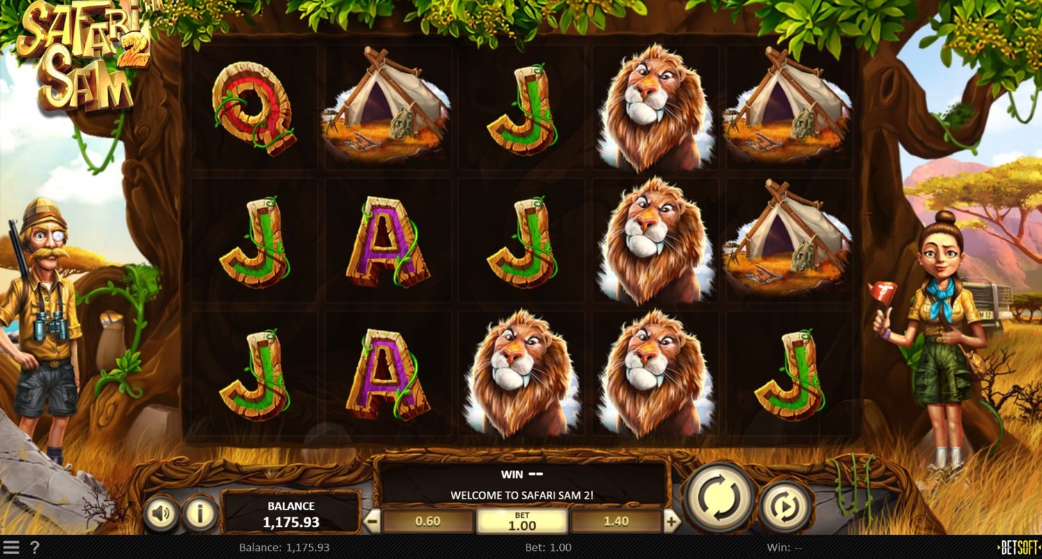 Safari Sam 2 Slot Gameplay