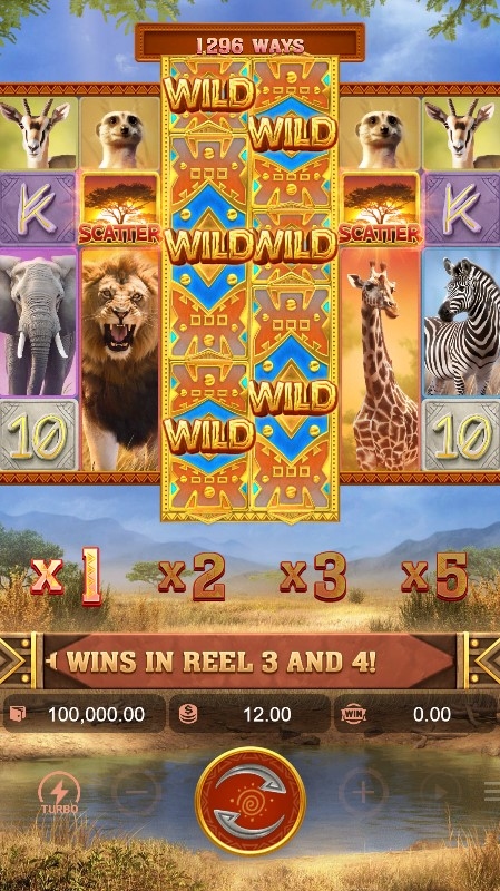 Safari Wilds Slot Gameplay