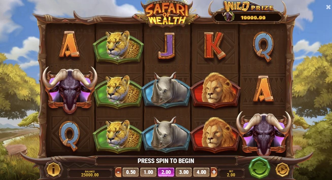 Safari of Wealth Slot Gameplay