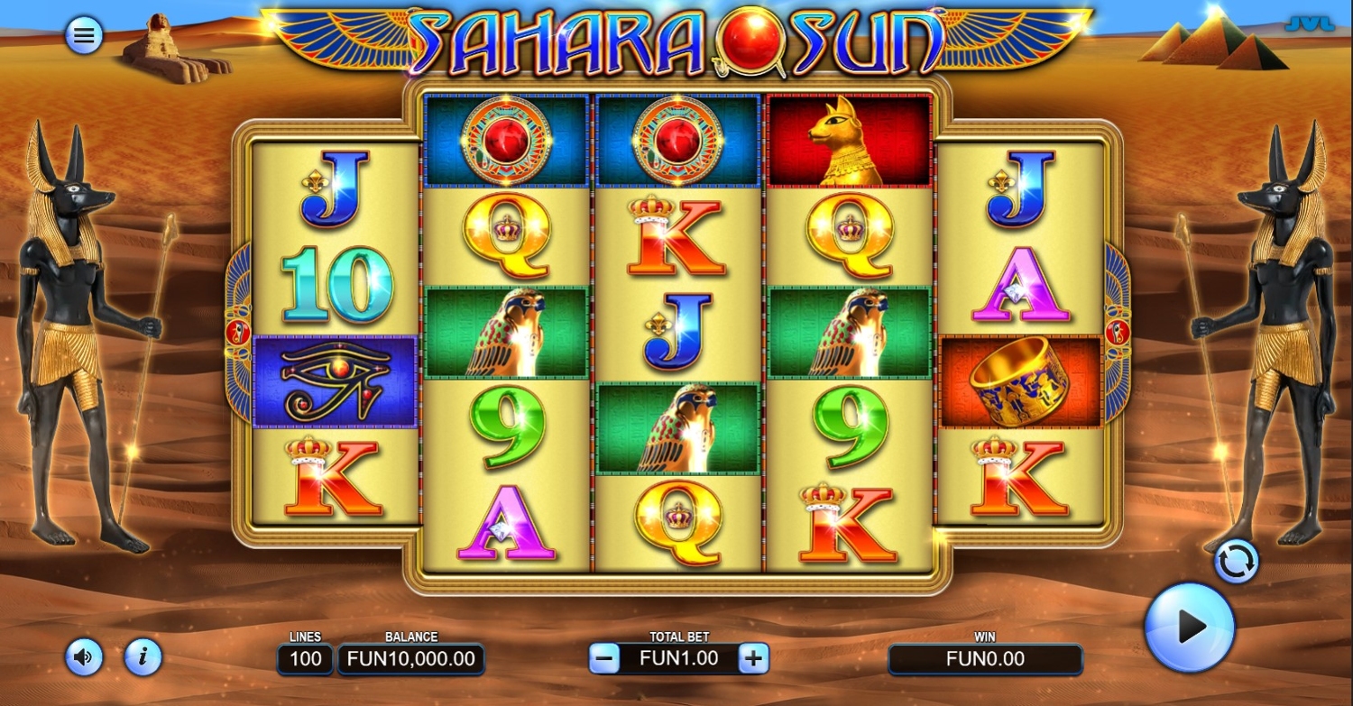 Sahara Sun Slot Gameplay