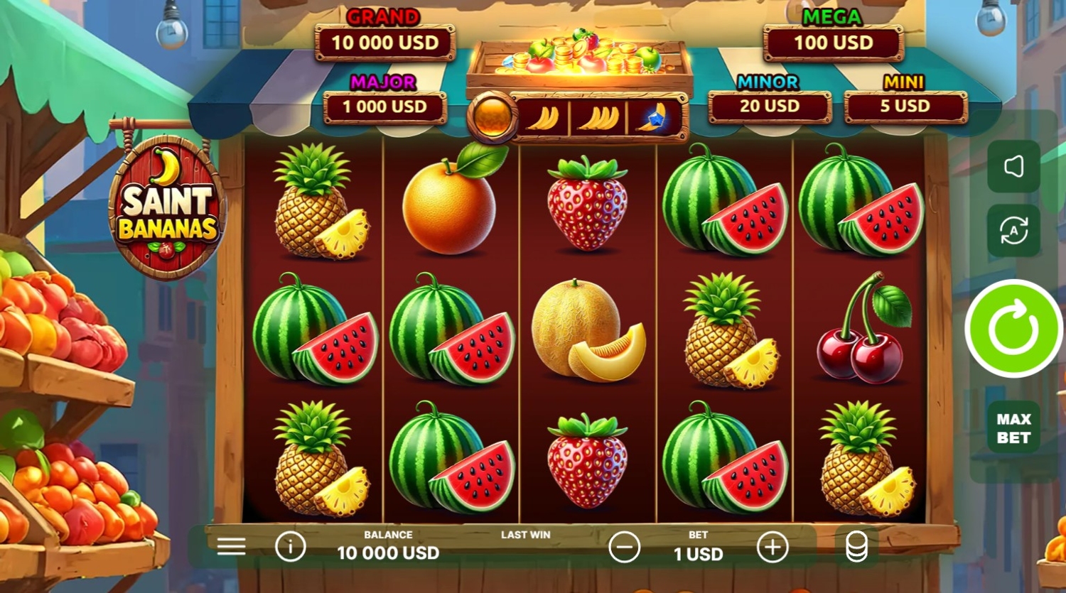 Saint Bananas Slot Gameplay