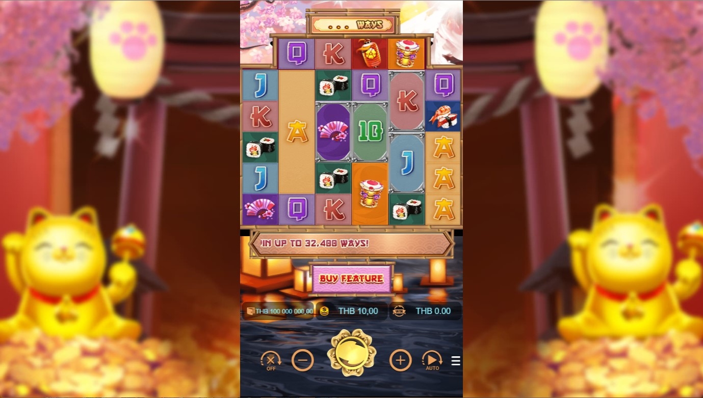 Sakura Neko Slot Gameplay