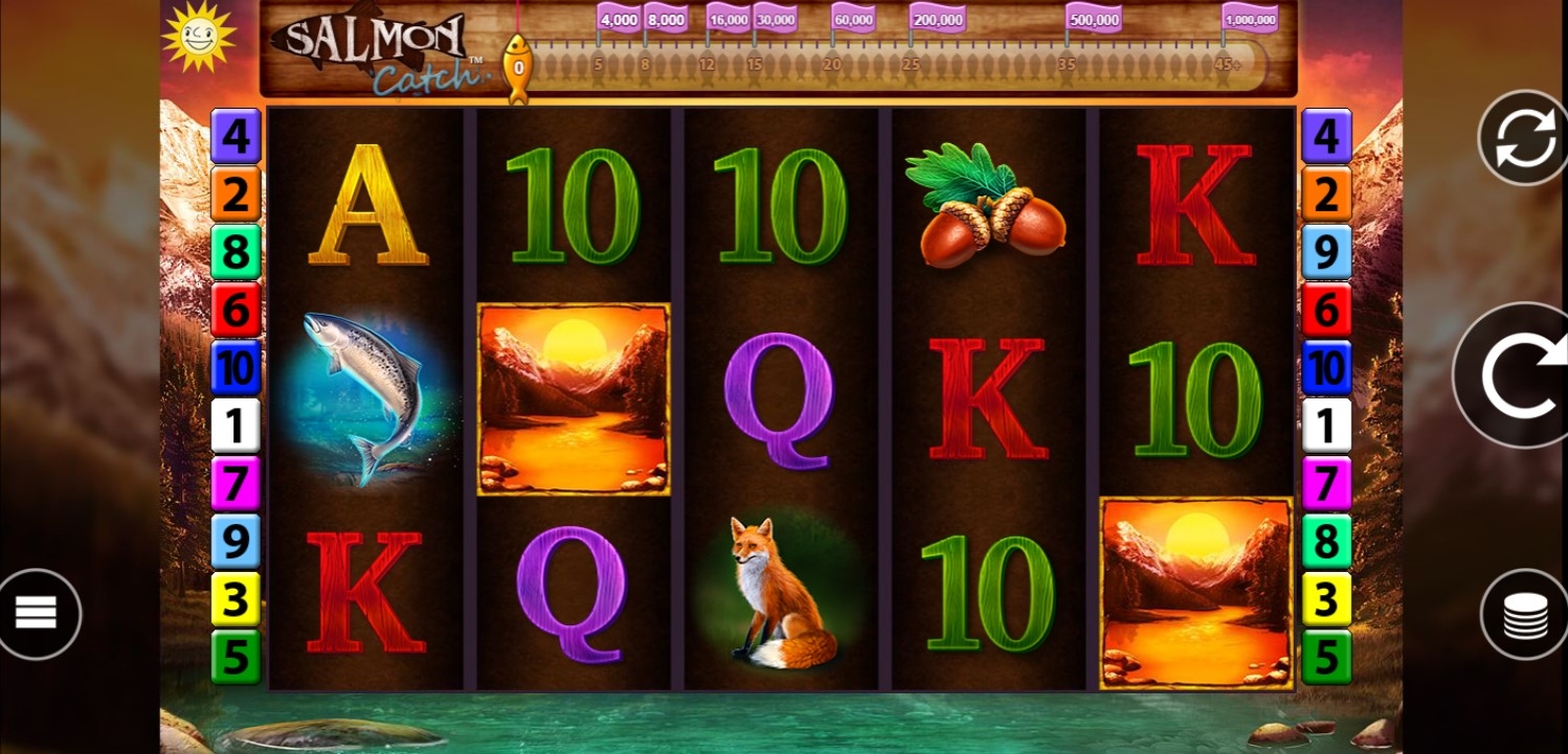 Salmon Catch Slot Gameplay