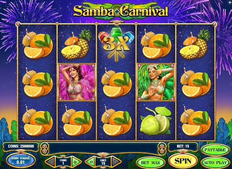 Samba Carnival Slot Gameplay
