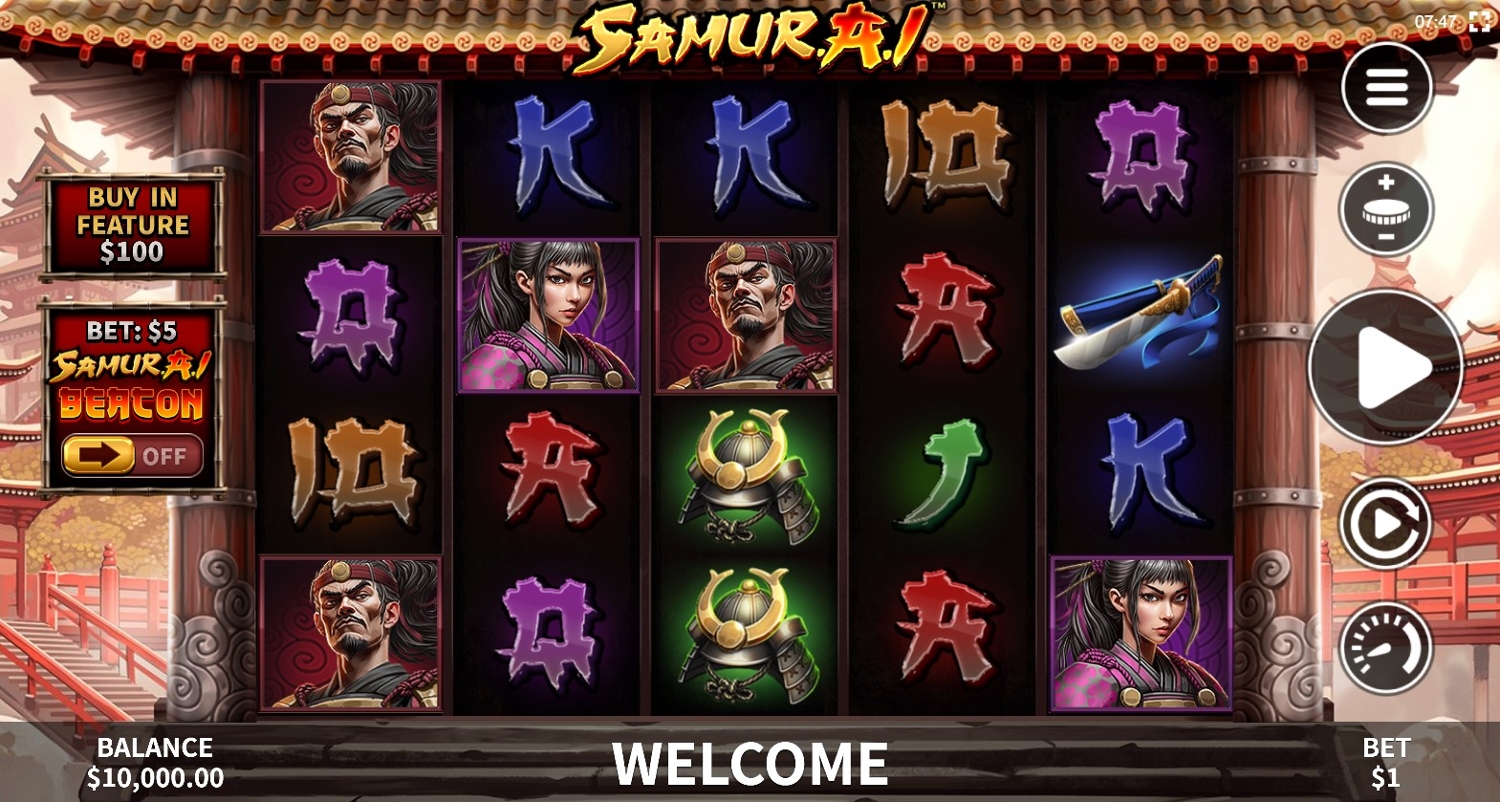 Samur.A.I Slot Gameplay