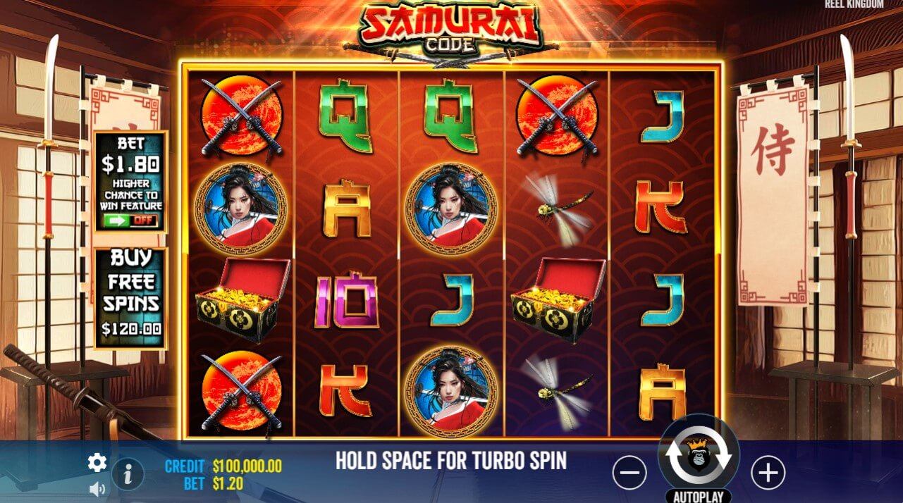 Samurai Code Slot Gameplay