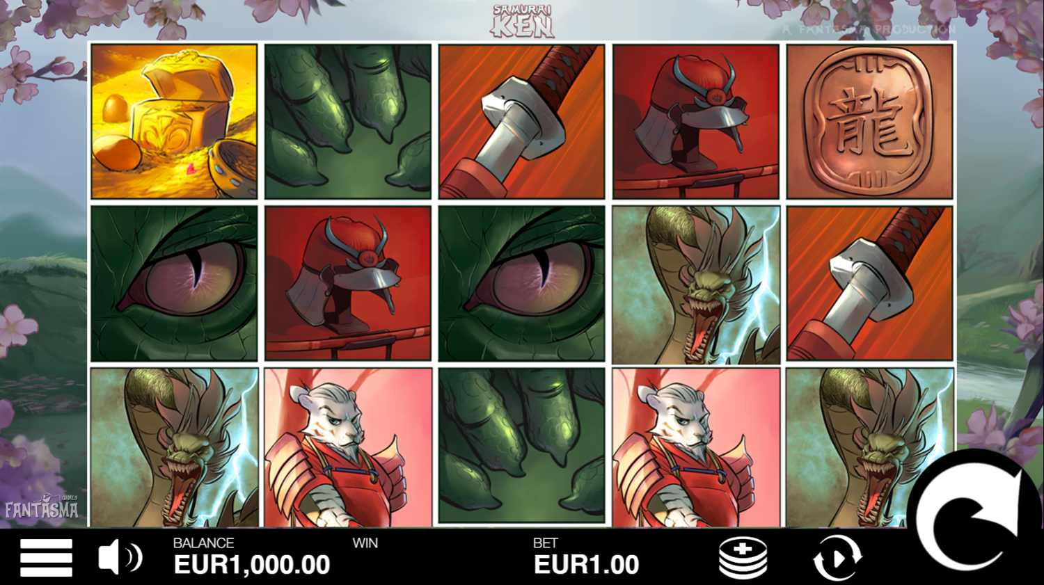 Samurai Ken Slot Gameplay